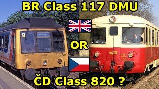 BR Class 117 DMU vs. ČD Motorový vůz 820 ENCZ