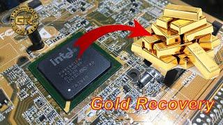 Gold Recovery From Gold Corner BGA ic Chips  Gold Recovery BGA ic Chips  Gold Recovery