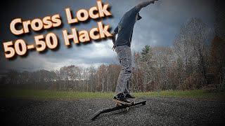 Cross Lock 50-50 Hack - Learning Cross Lock 50 50s - Blunt Steel Rail DIY