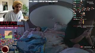xQcs Mom Used To Walk In On Him Jerking Off