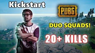 eU Kickstart - 20+ KILLS  - DUO SQUADS - PUBG