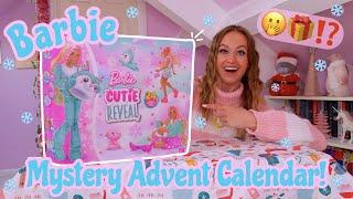 ASMR UNBOXING THE *NEW* MYSTERY CUTIE REVEAL BARBIE ADVENT CALENDAR 2023 24 MYSTERY BOXES