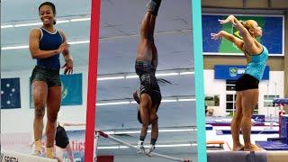 Gabby Douglas is back with NEW SKILLS  In Training #44