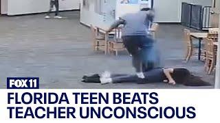 Florida teen beats teacher unconscious because she took away his Nintendo Switch