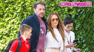 Ben Affleck & Jennifer Lopez Attend Their Sons Samuel Affleck & Max Muniz School Recital