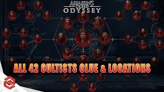 All 42 Kosmos Cultists Clue Locations in Assassins Creed Odyssey No Combat