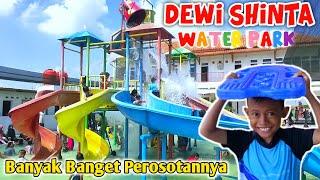 Main Air dan perosotan di Kolam Renang Dewi Shinta - Playing Water and Slide in the Swimming Pool