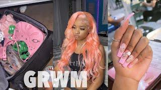 GRWM For My Birthday + Photo Shoot Makeup Hair Nails Lashes  Fezibo