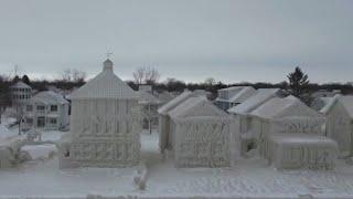 Storm turns Ontarios Fort Erie into an ice town