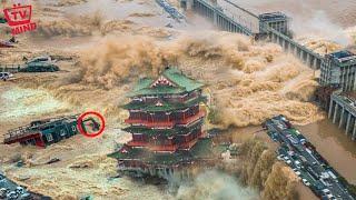 Emergency Relief Natural Disasters Caught On Camera Dam Breaks For The Second Time In China #7