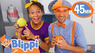 Blippi and Meekah Learn Pottery  BEST OF BLIPPI TOYS  Educational Videos for Kids