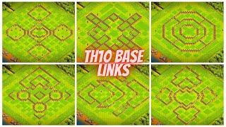 Best TH10 WarTrophyFarming Base Links  New Town Hall 10 Base Designs - Clash Of Clans