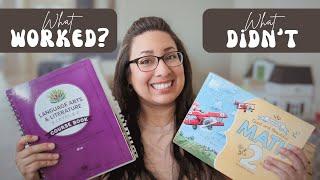 END OF YEAR HOMESCHOOL UPDATE See what curriculum worked for us and what didnt