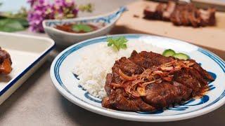 Easy Thai BBQ Pork Collar - Kor Moo Yang