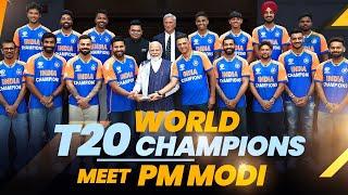 PM Modis interaction with World T20 Champions Indian Cricket Team