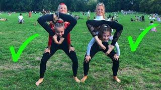 EXTREME Yoga Challenge with Elliana & Lilliana from DANCEMOMS