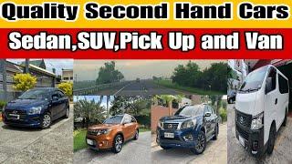 Quality Second Hand Cars SedanSUVPick Up and Van