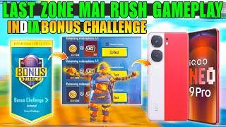 iQOO Neo 9 Pro BGMI  UC Bonus Challange Gameplay Tricks  Test on Fps Meter