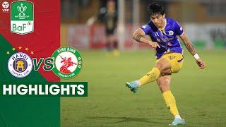 Highlights  Hà Nội vs Topenland Bình Định  Văn Hậu Thái Quý thi nhau lập siêu phẩm cực khó tin