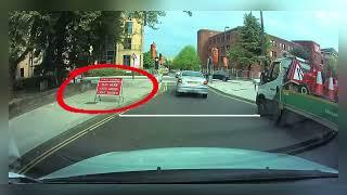 How to deal with road works temporary traffic lights & signs on your driving test