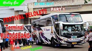 Mantap Festival Telolet Se Indonesia di Terminal Pulogebang PART 1