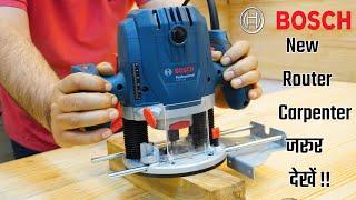 Bosch GOF-130 Heavy Router Machine  Wood Working Machine 2021  Router Machine Unboxing In Hindi