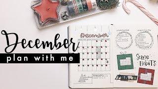 plan with me  december bullet journal set up