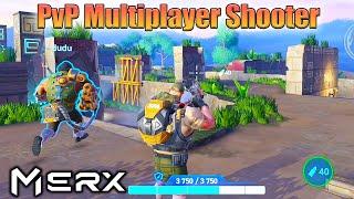 MerX Multiplayer PvP shooter Gameplay Android iOS - Mobile Game