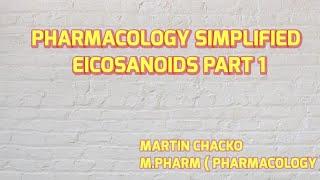 EICOSANOIDS PROSTAGLANDINS THROMBOXANES AND LEUCOTRIENES