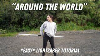 How to Learn the AROUND THE WORLD Double-Bladed Lightsaber Spin in 5 EASY Steps