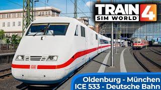 ICE 533 von Oldenburg nach Bremen HBF  TRAIN SIM WORLD 4  Zwangsbremsung im ICE 1  TSW 4