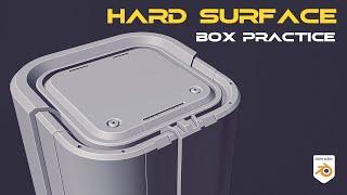 Simple & easy hard surface box practice in Blender