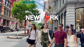 4KNYC WalkSummer Vibes in New York CityMacy’s Madison Square Park & Union Square  May 2024