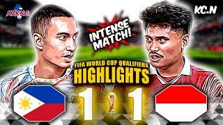 Philippines vs Indonesia Highlights  AFC World Cup Qualifiers 2026