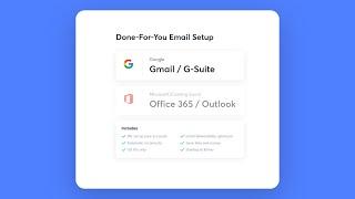 New Feature Done-For-You Email Set Up  Hundreds Of Email Accounts With a Few Clicks