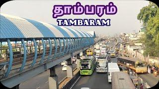 Tambaram ariel View  Chennai city View  GST Road  Tambaram bus stand