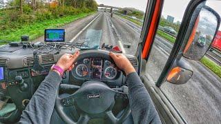 POV DRIVING OLD DAF  TRUCK    adrian cox UK