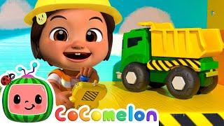 Play with Nina and Construction Vehicle Toys  Fun Games  Cocomelon Nursery Rhymes & Kids Songs