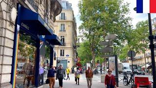 ️【HDR 4K】Paris Walk - Place Monge to Solférino via Odéon & Sèvre Babylon June 2024
