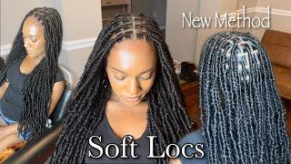 The BEST Way To Do Knotless Soft Locs No Knots No Nail Glue No Got2B  Detailed Softlocs Tutorial