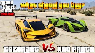 GTA 5 ONLINE  TEZERACT VS X80 PROTO WHICH IS BEST?