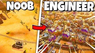 Engineering a THRIVING mining city in Steamworld Build