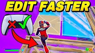 How To EDIT FASTER on CONTROLLER + Remove INPUT DELAY Fortnite Tutorial