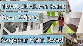 Brand New 1BHK 2BHK for Rent in BangaloreNear Wipro Sarjapur Main RoadHouse for Rent in Banaglore