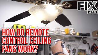 How Does a Remote Control Ceiling Fan Work?  FIX.com