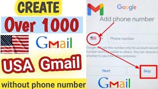 How to create USA Gmail Accounthow to create unlimited gmail account without phone number