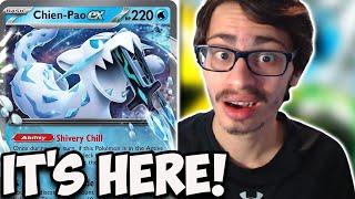 Chien-Pao ex Is HERE & Is A NEW Top Deck KO Anything In Your Path Paldea Evolved PTCGL