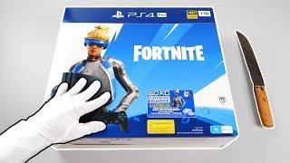 PS4 Pro FORTNITE EDITION Console Unboxing Neo Versa skin bundle Battle Royale PlayStation 4