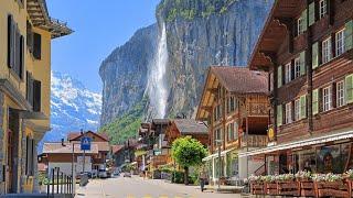 Lauterbrunnen 4K - The Most Beautiful Village in Switzerland - Travel Vlog 4K Video Ultra HD 60fps