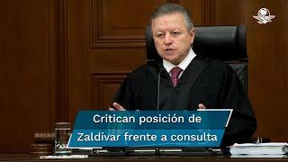 Desata polémica postura del ministro Zaldívar sobre juicio a expresidentes